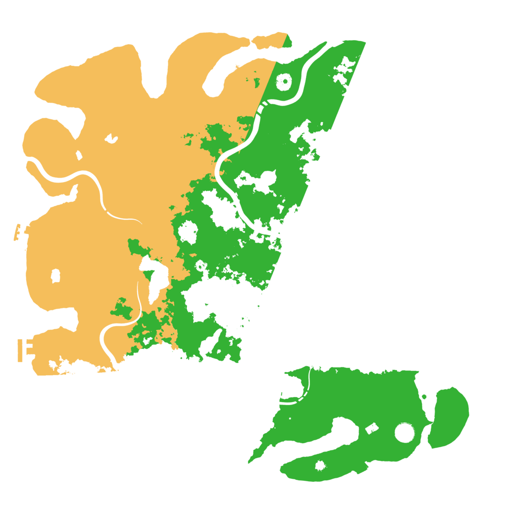 Biome Rust Map: Procedural Map, Size: 4500, Seed: 5379397