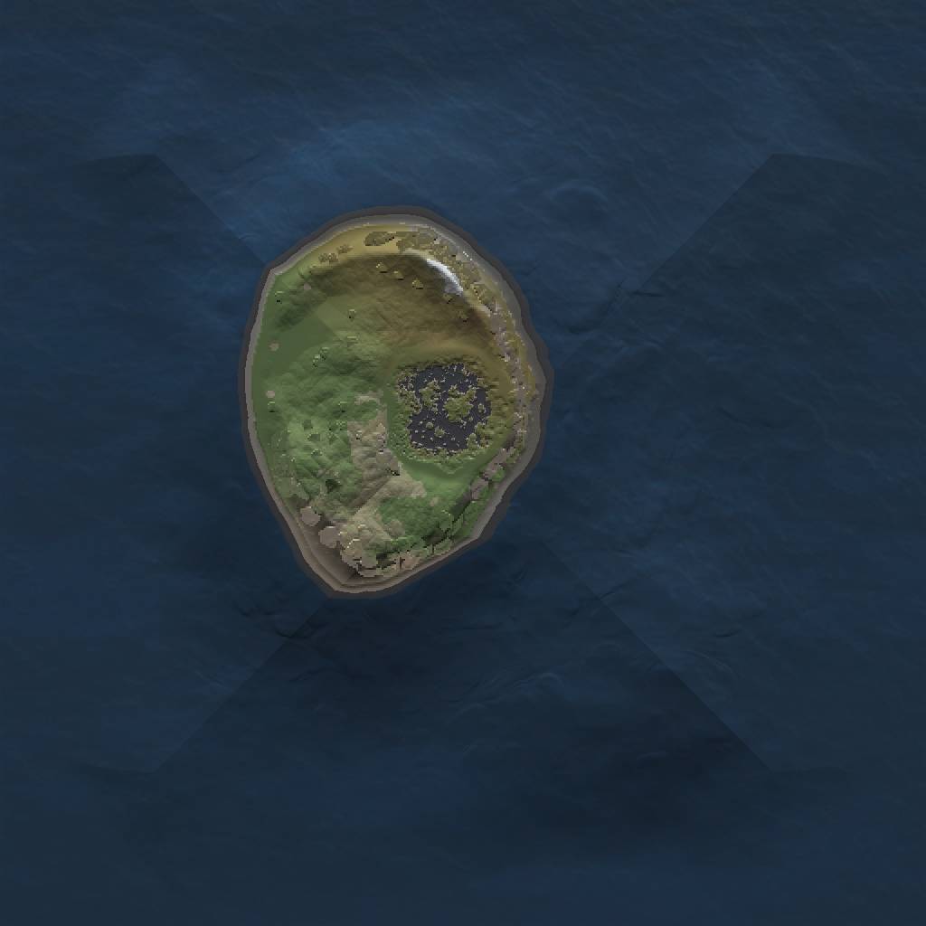 Rust Map: Procedural Map, Size: 1000, Seed: 910166913, 3 Monuments