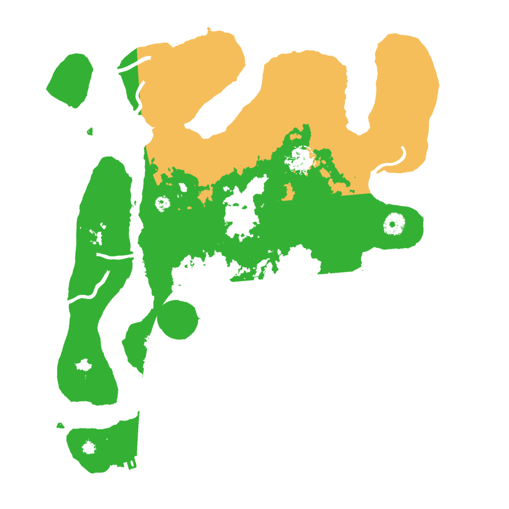 Biome Rust Map: Procedural Map, Size: 3500, Seed: 1964882