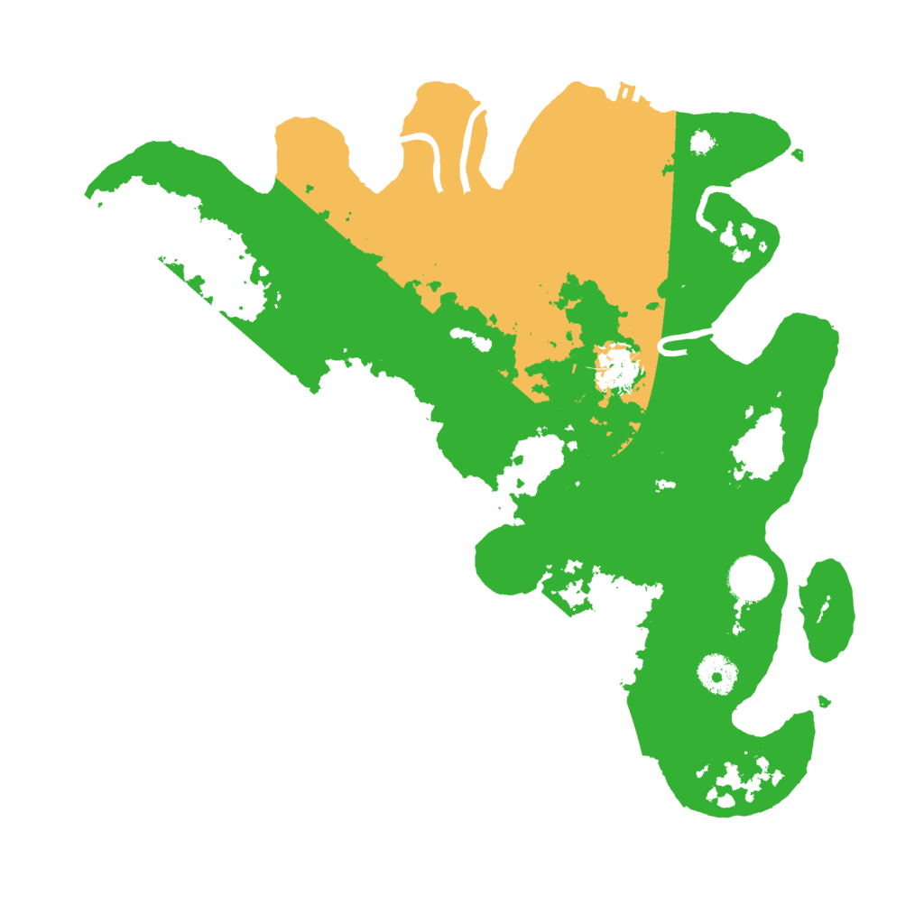 Biome Rust Map: Procedural Map, Size: 3550, Seed: 414515