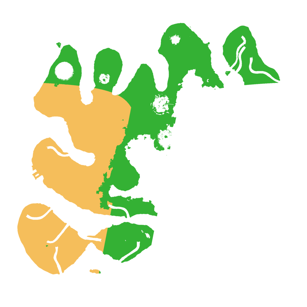 Biome Rust Map: Procedural Map, Size: 3000, Seed: 486084192