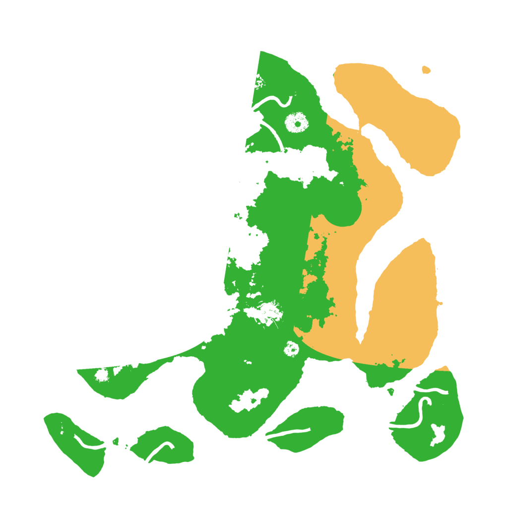 Biome Rust Map: Procedural Map, Size: 3500, Seed: 1868021