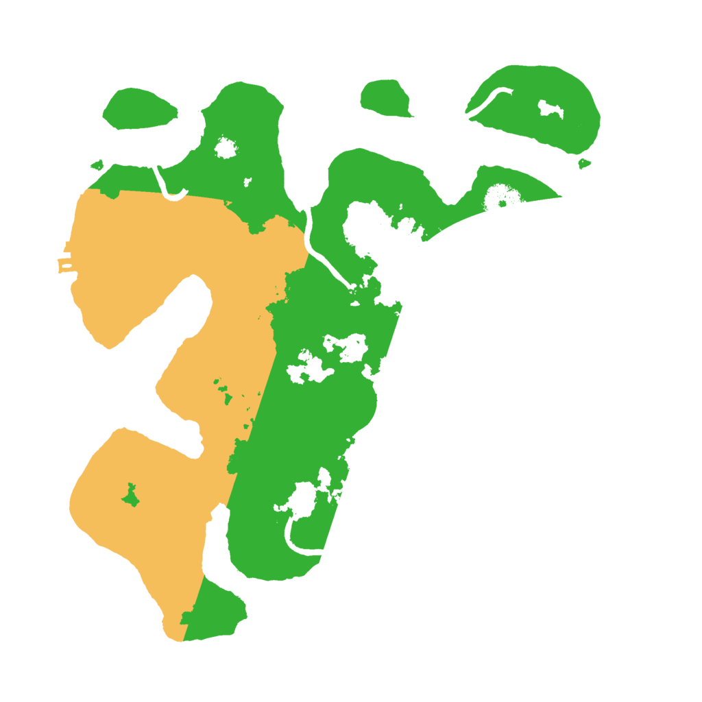 Biome Rust Map: Procedural Map, Size: 3000, Seed: 715294753