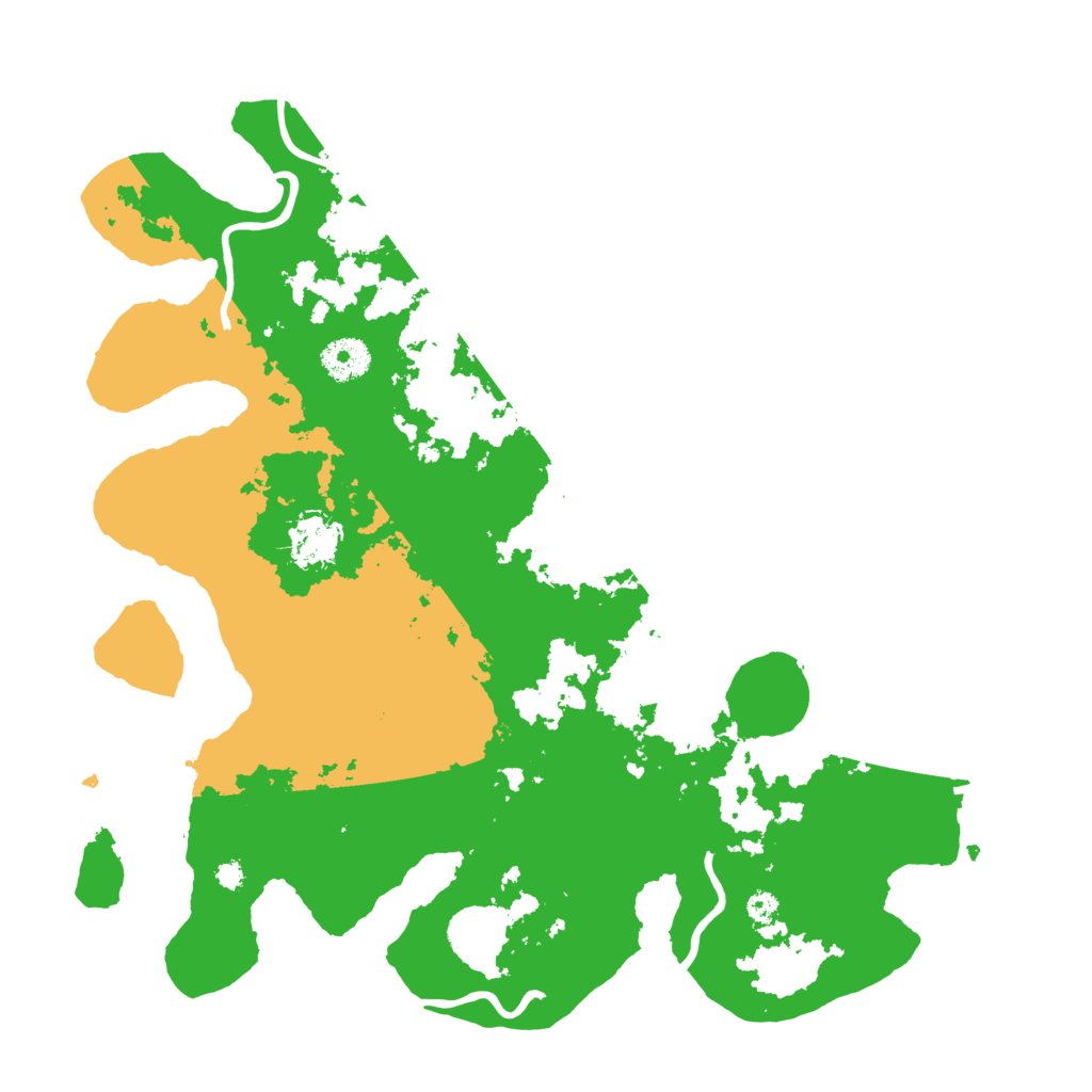 Biome Rust Map: Procedural Map, Size: 3600, Seed: 1484911803