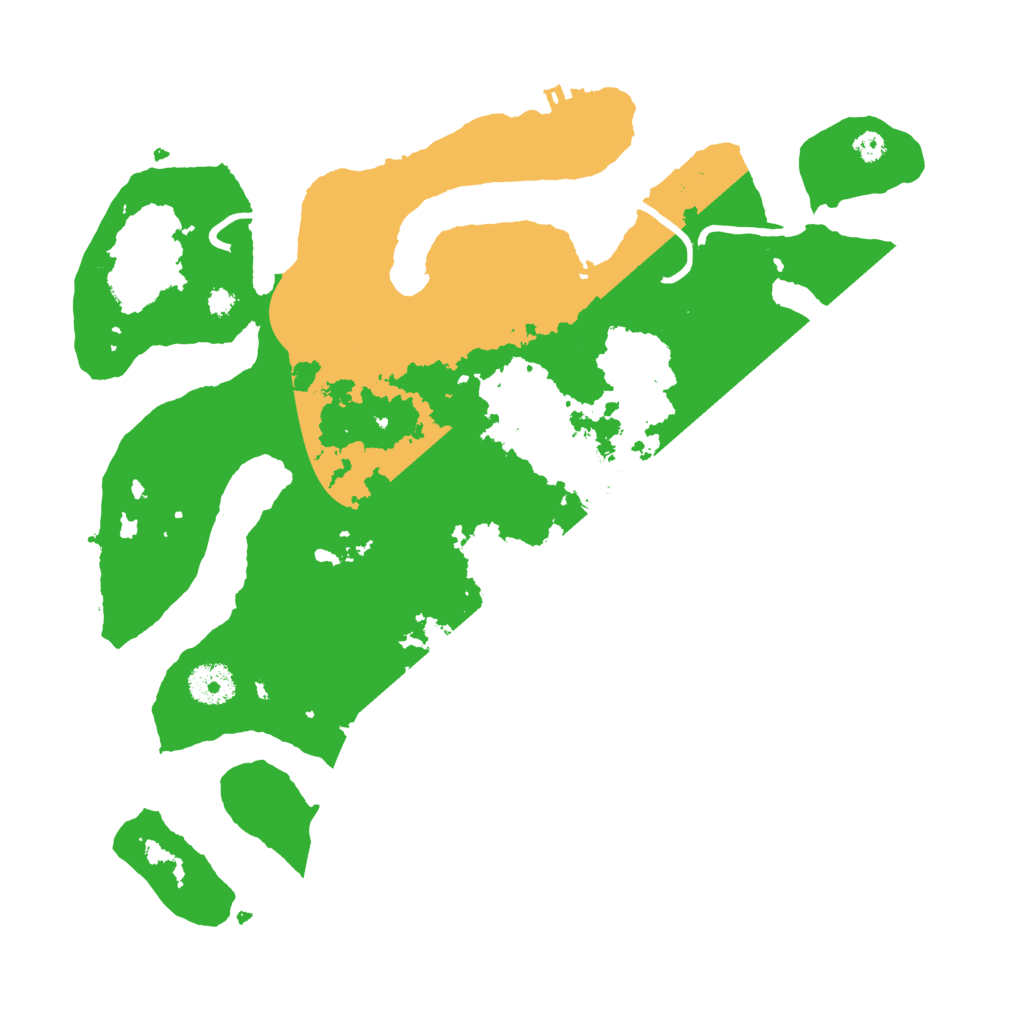 Biome Rust Map: Procedural Map, Size: 3500, Seed: 3750130