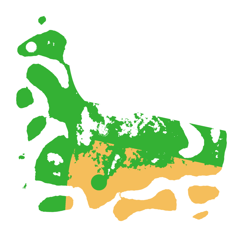 Biome Rust Map: Barren, Size: 4000, Seed: 165785