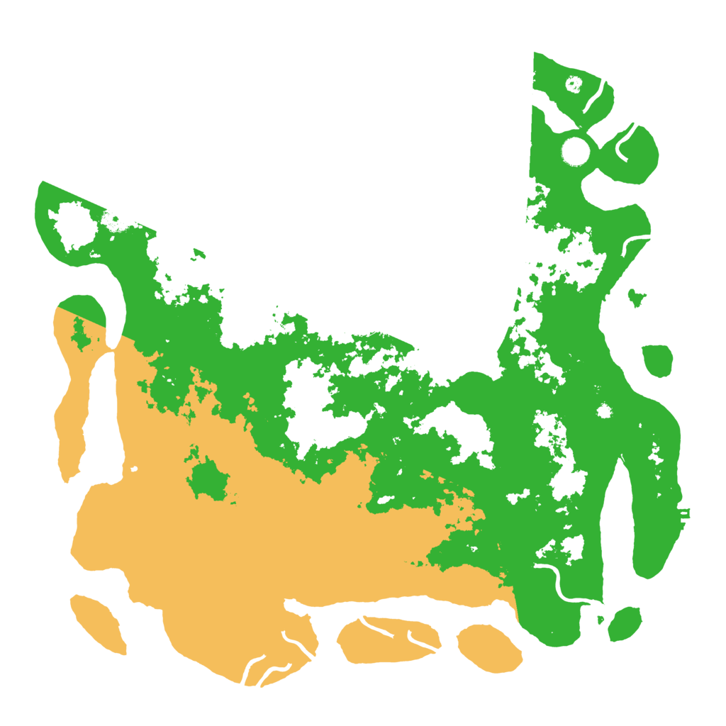 Biome Rust Map: Procedural Map, Size: 4500, Seed: 5323
