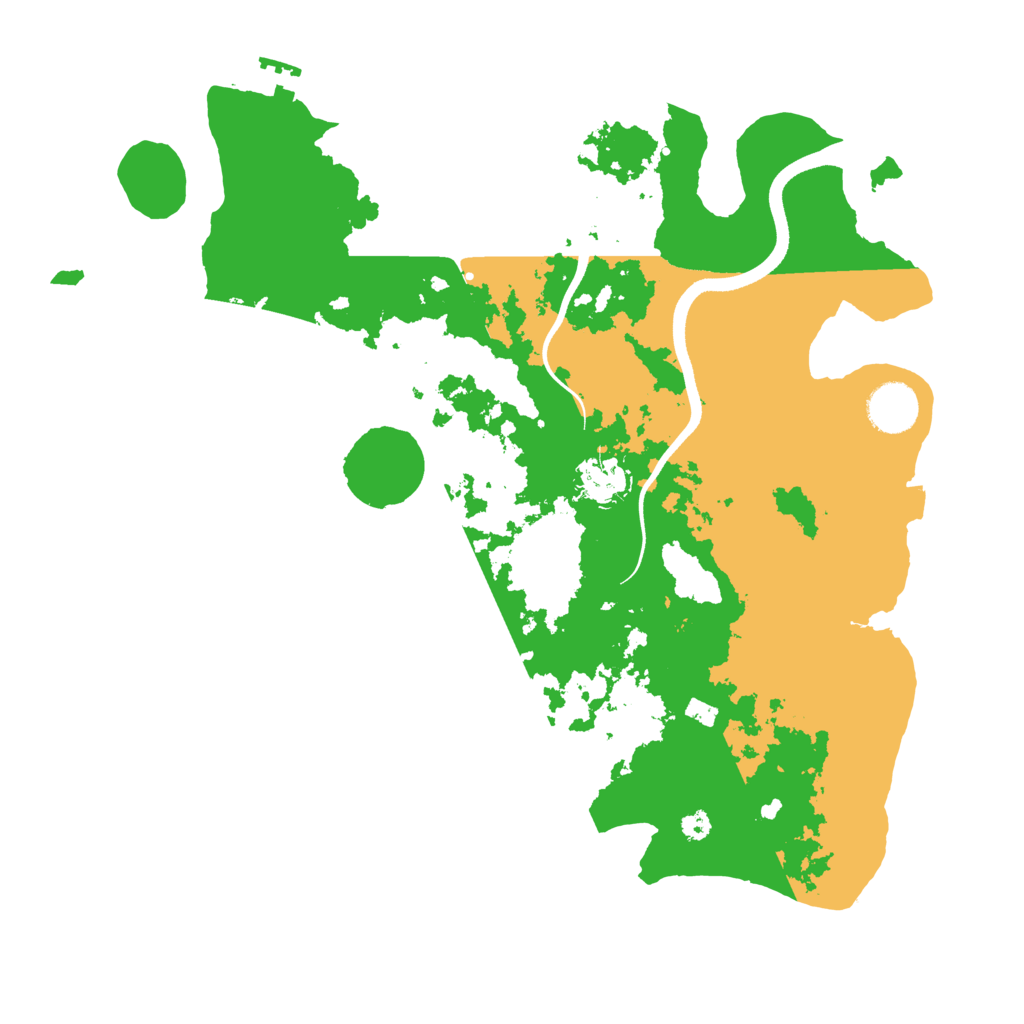 Biome Rust Map: Procedural Map, Size: 3550, Seed: 334890