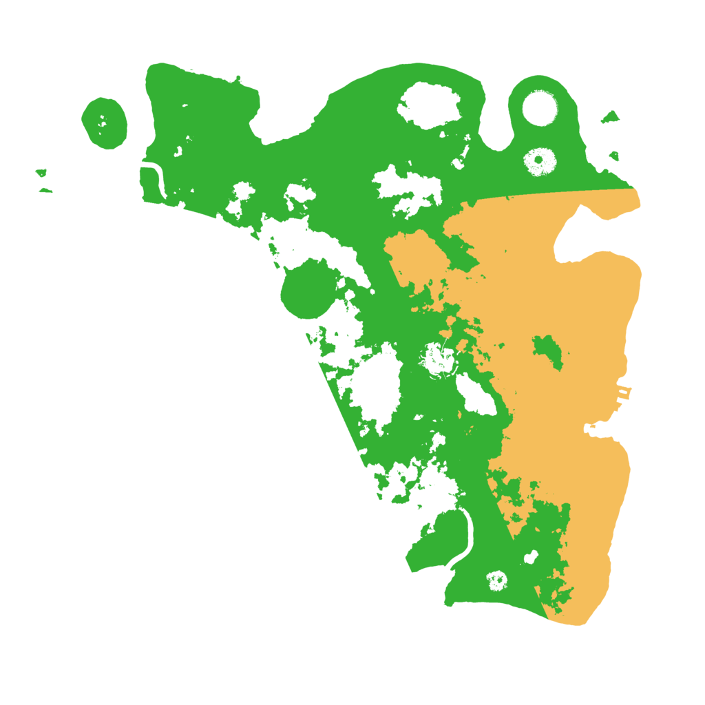 Biome Rust Map: Procedural Map, Size: 3550, Seed: 334890