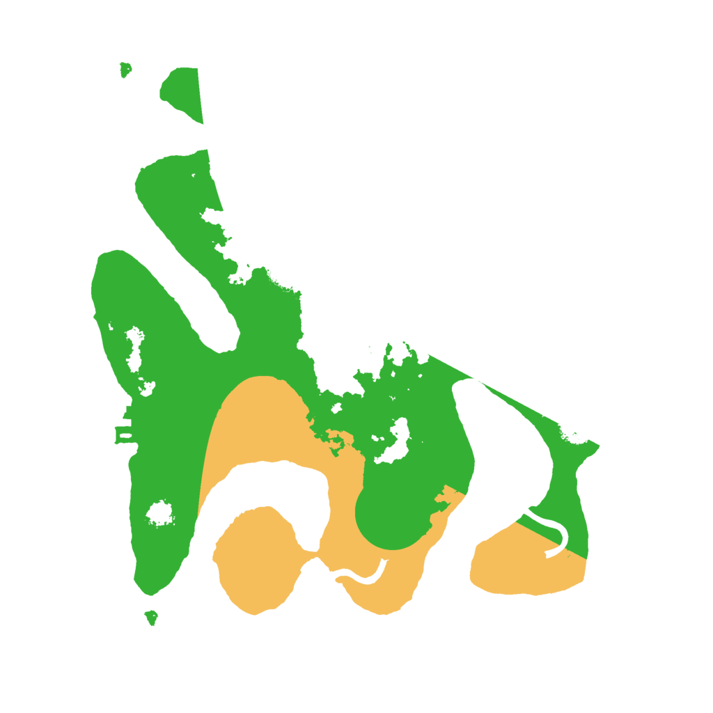 Biome Rust Map: Procedural Map, Size: 2500, Seed: 7892