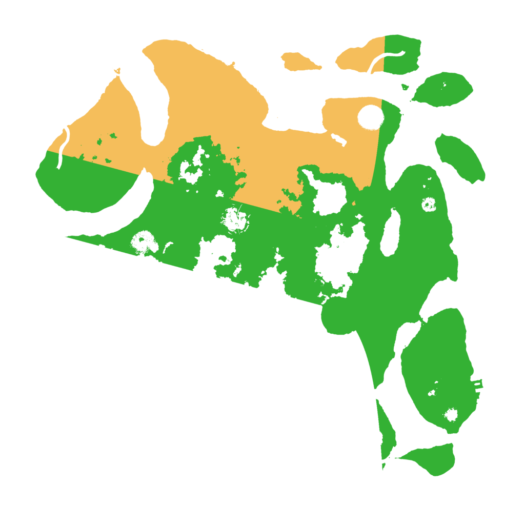 Biome Rust Map: Procedural Map, Size: 3700, Seed: 619717598