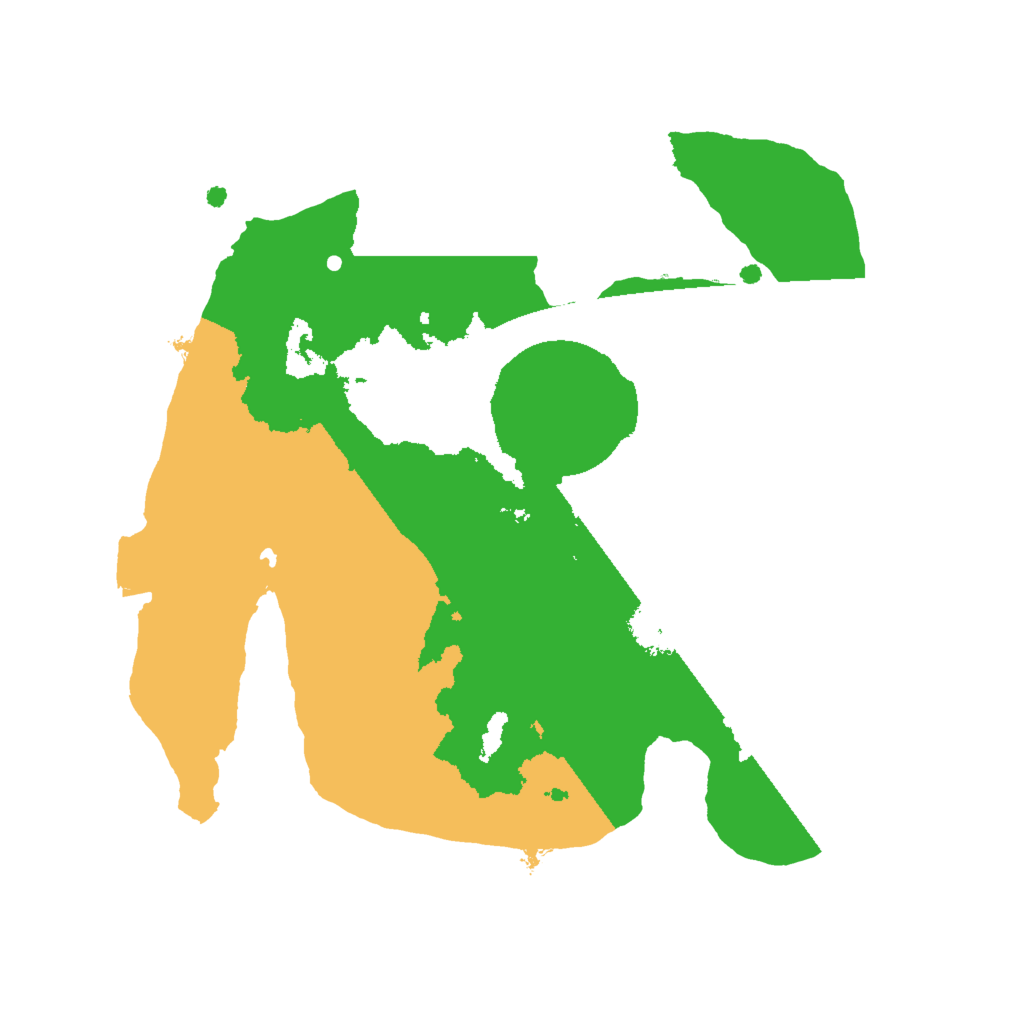 Biome Rust Map: Procedural Map, Size: 2000, Seed: 2139953655