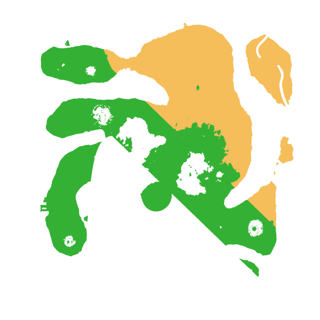 Biome Rust Map: Procedural Map, Size: 3000, Seed: 1238427683