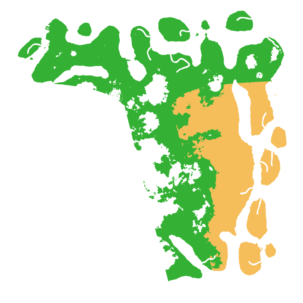 Biome Rust Map: Procedural Map, Size: 5000, Seed: 8041637