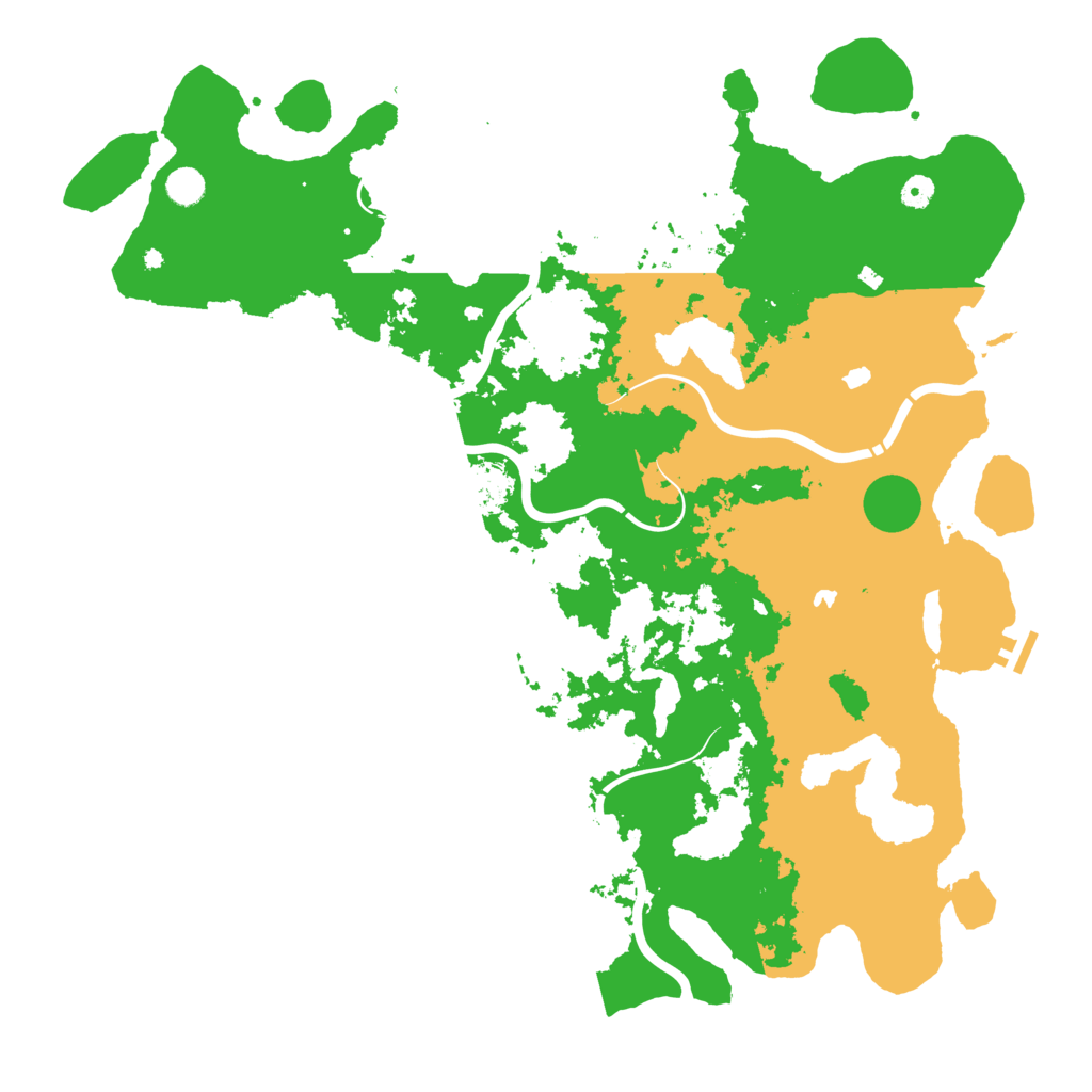 Biome Rust Map: Procedural Map, Size: 5000, Seed: 8041637