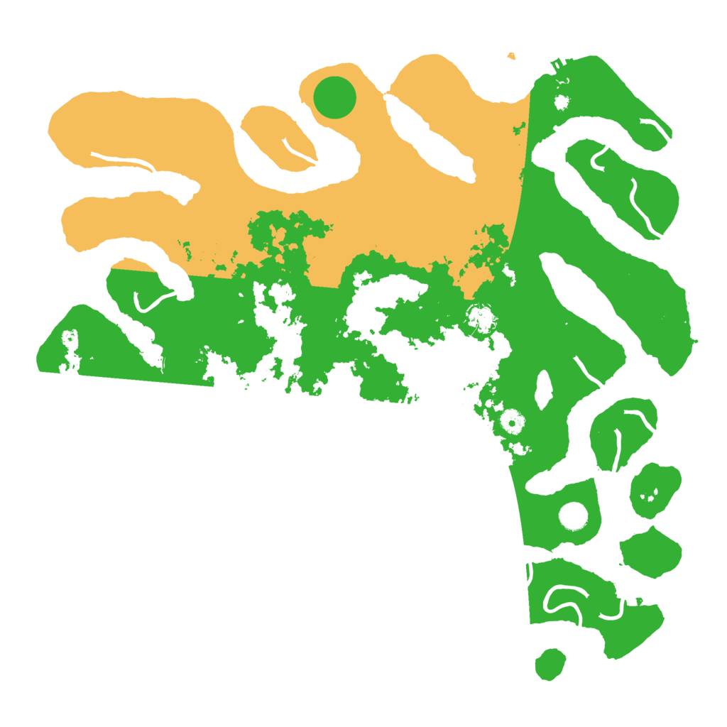 Biome Rust Map: Procedural Map, Size: 4500, Seed: 1895396577