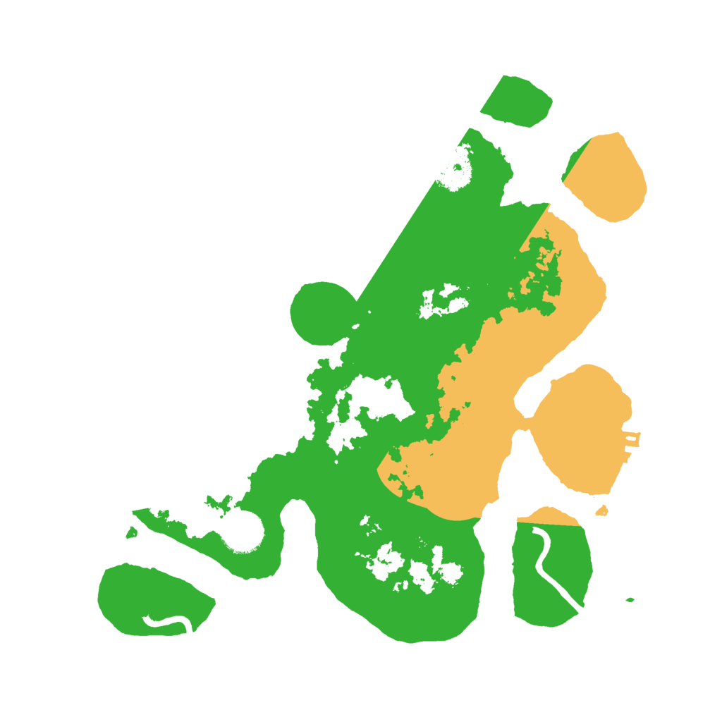 Biome Rust Map: Procedural Map, Size: 3000, Seed: 15338