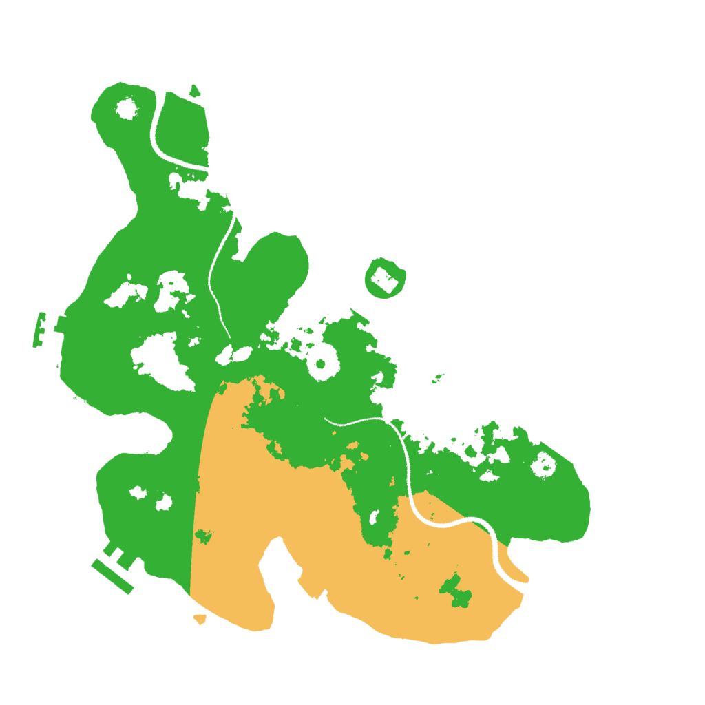 Biome Rust Map: Procedural Map, Size: 3000, Seed: 957126181