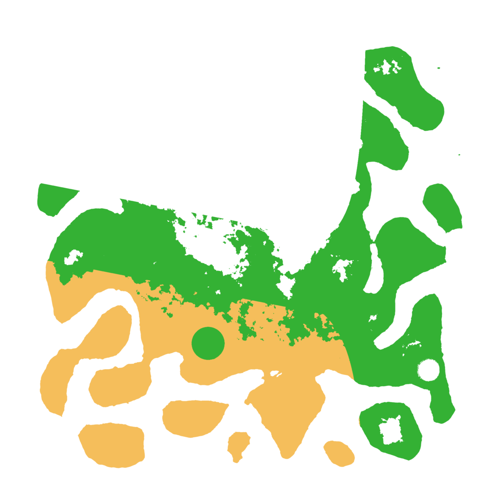 Biome Rust Map: Barren, Size: 4000, Seed: 92004439