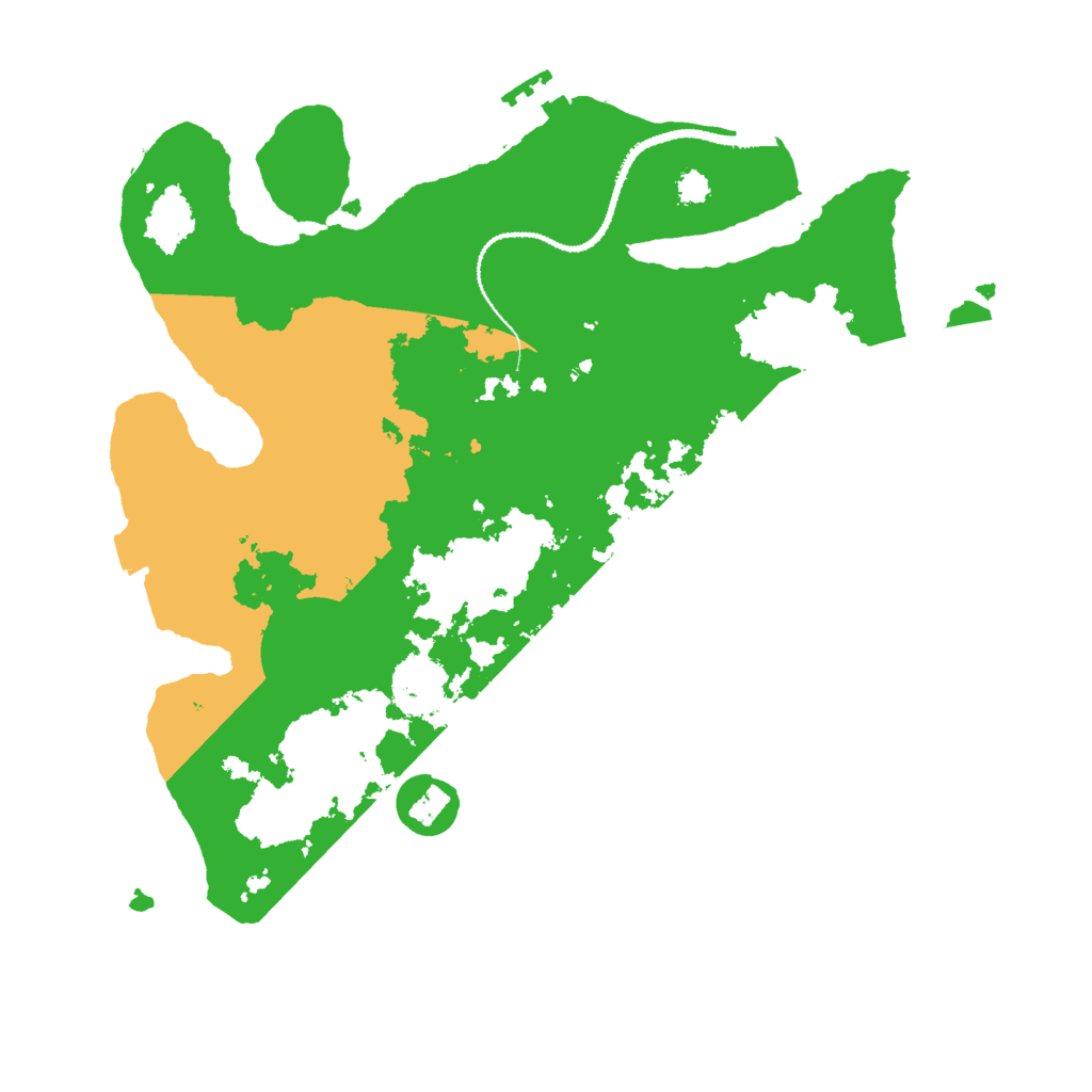 Biome Rust Map: Procedural Map, Size: 3000, Seed: 2500143
