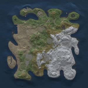 Thumbnail Rust Map: Procedural Map, Size: 3500, Seed: 712372, 16 Monuments