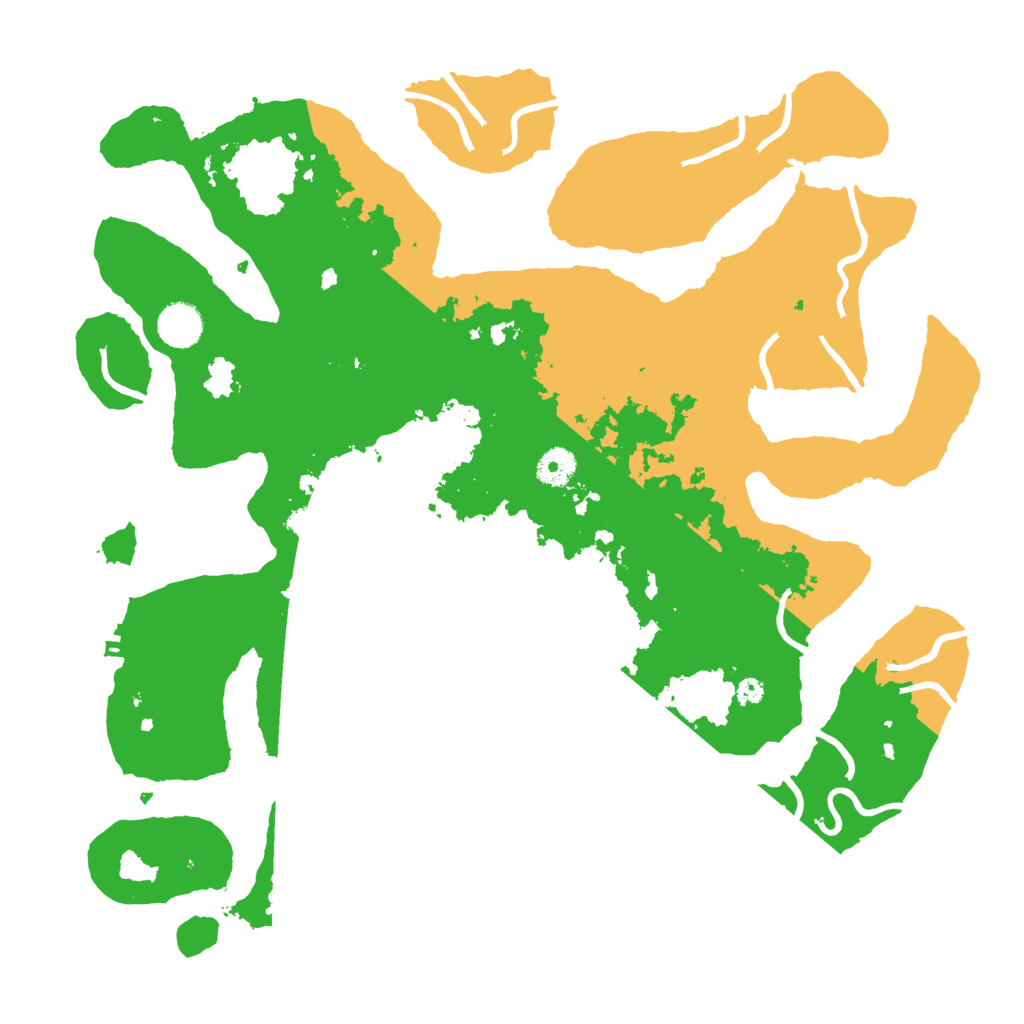 Biome Rust Map: Procedural Map, Size: 4000, Seed: 68613