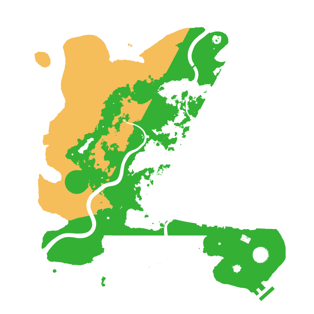 Biome Rust Map: Procedural Map, Size: 3500, Seed: 12220820