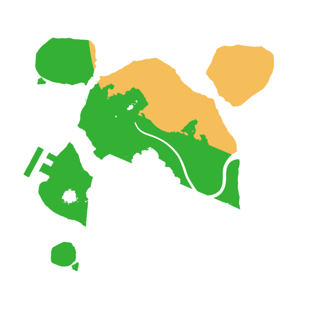 Biome Rust Map: Procedural Map, Size: 2000, Seed: 655900952