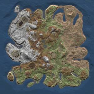 Thumbnail Rust Map: Procedural Map, Size: 4000, Seed: 234, 15 Monuments