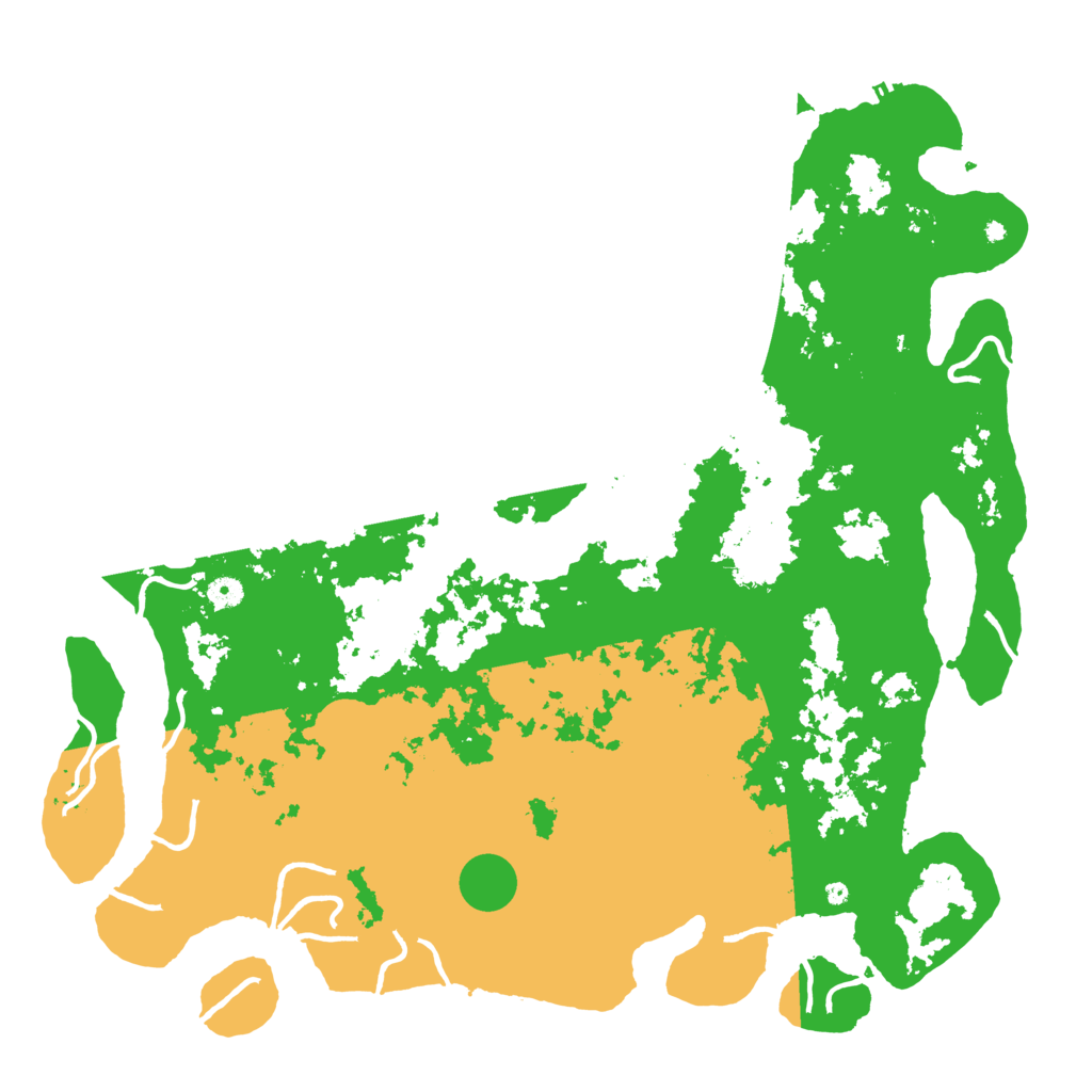 Biome Rust Map: Procedural Map, Size: 5000, Seed: 20220203