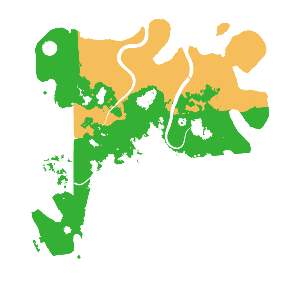 Biome Rust Map: Procedural Map, Size: 3500, Seed: 1188534722