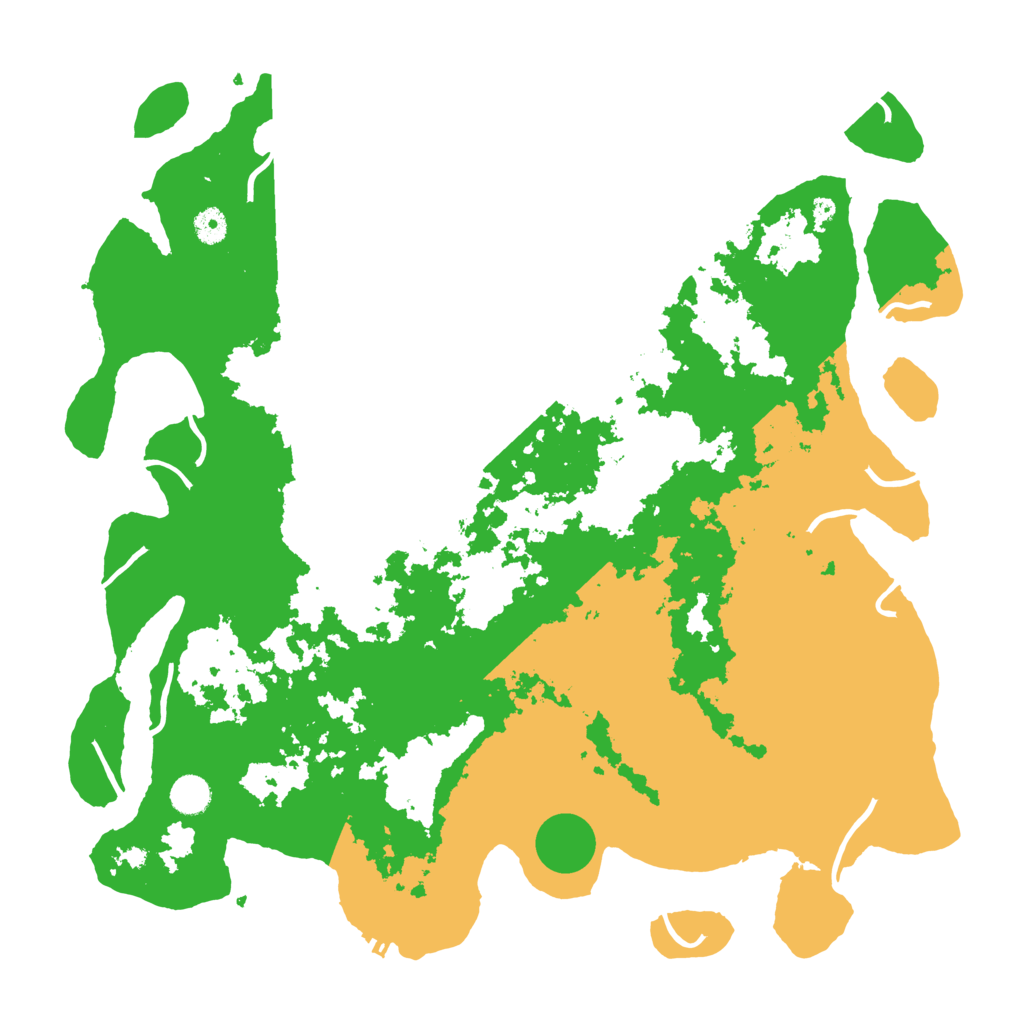Biome Rust Map: Procedural Map, Size: 4500, Seed: 10535