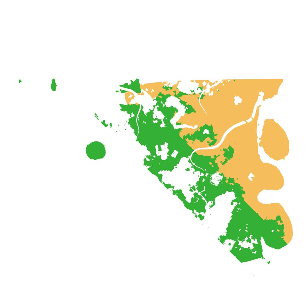 Biome Rust Map: Procedural Map, Size: 4500, Seed: 1952524230