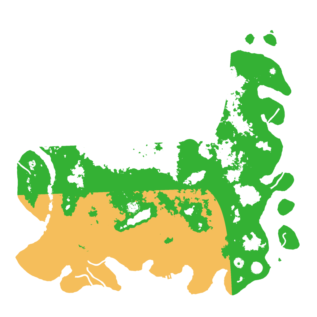 Biome Rust Map: Procedural Map, Size: 4700, Seed: 337545