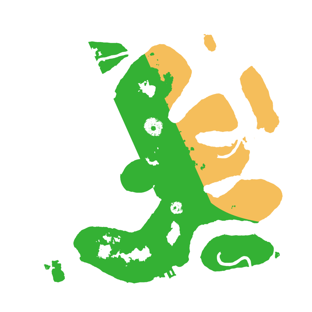 Biome Rust Map: Procedural Map, Size: 2600, Seed: 4261546