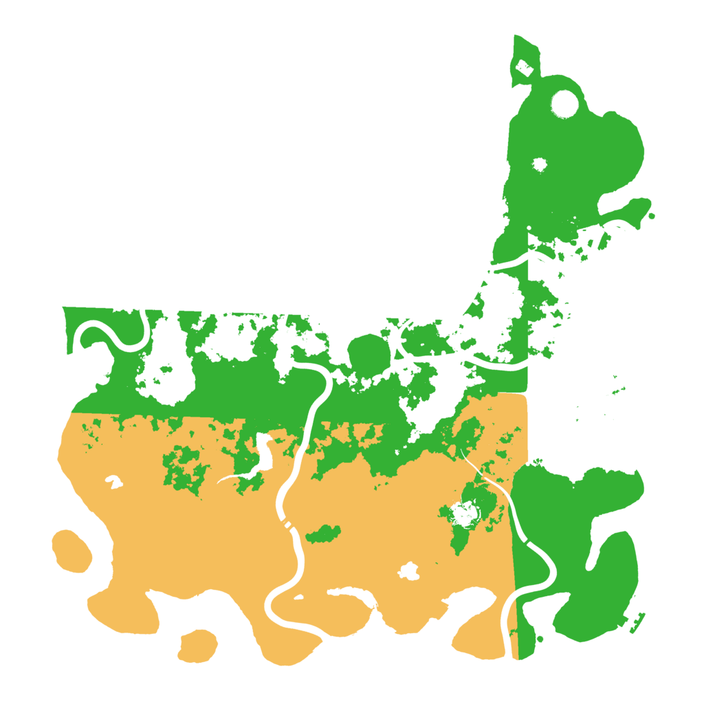 Biome Rust Map: Procedural Map, Size: 4500, Seed: 1900491268
