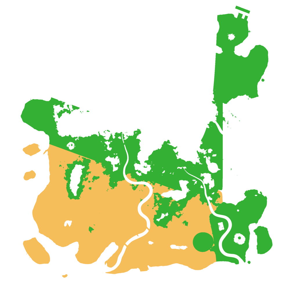 Biome Rust Map: Procedural Map, Size: 4000, Seed: 42985