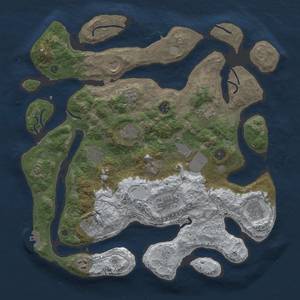 Thumbnail Rust Map: Procedural Map, Size: 4000, Seed: 1482073930, 20 Monuments