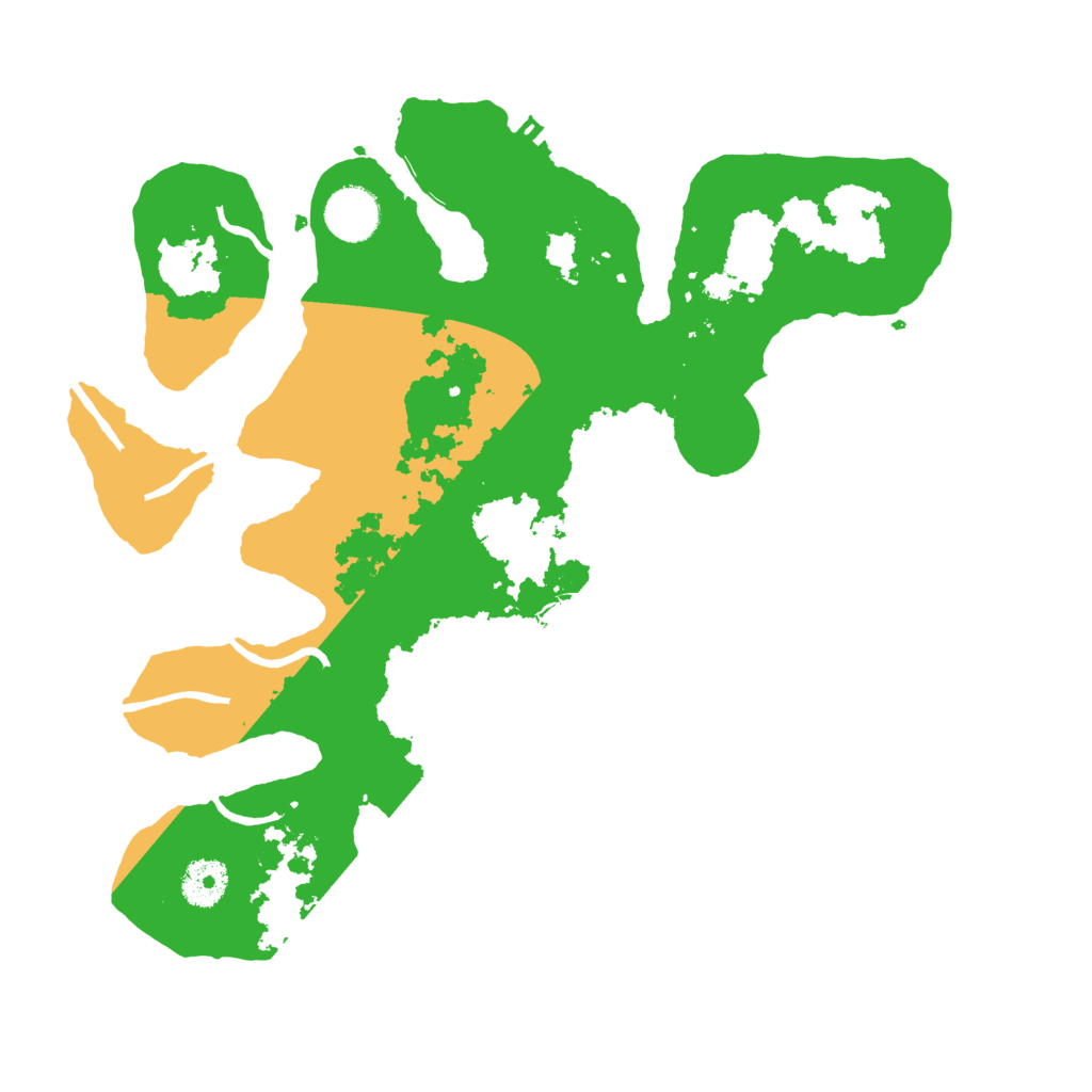 Biome Rust Map: Procedural Map, Size: 3500, Seed: 310396383