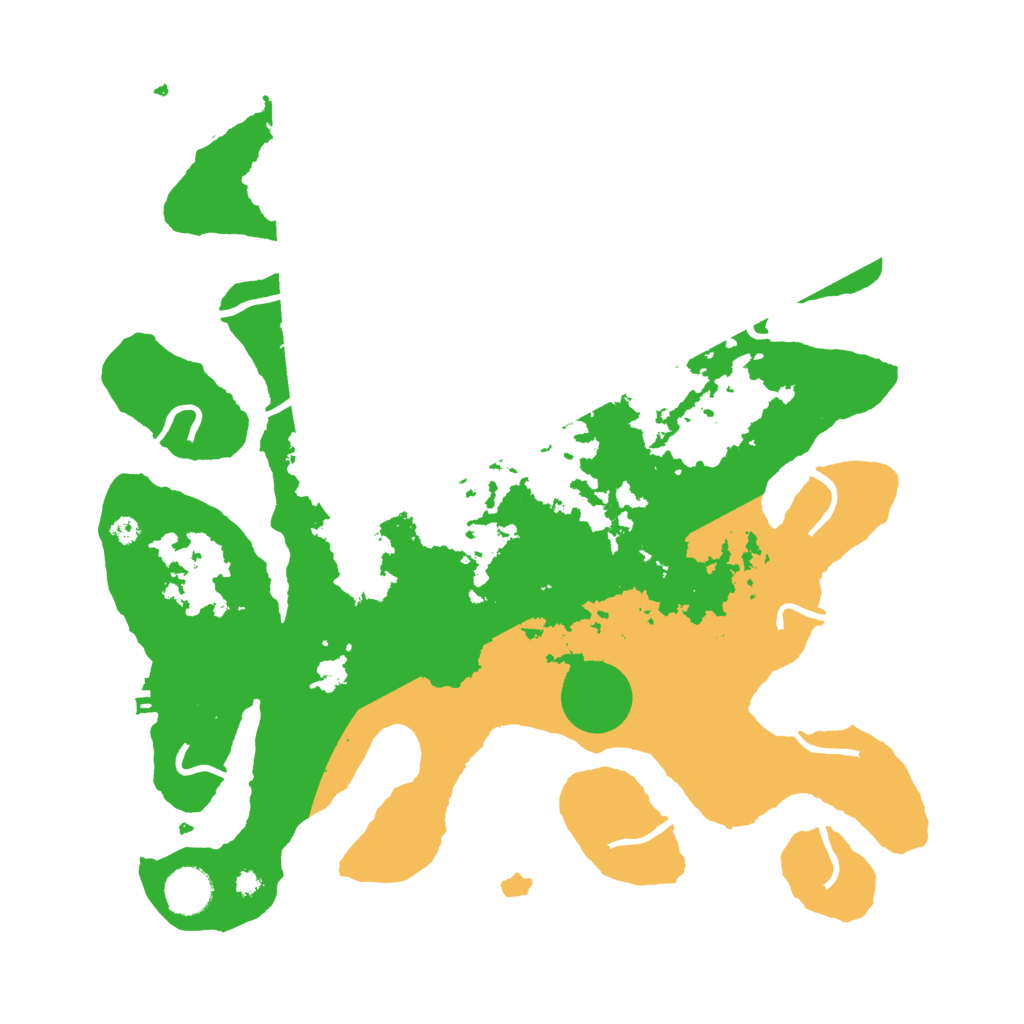 Biome Rust Map: Procedural Map, Size: 3800, Seed: 7001599