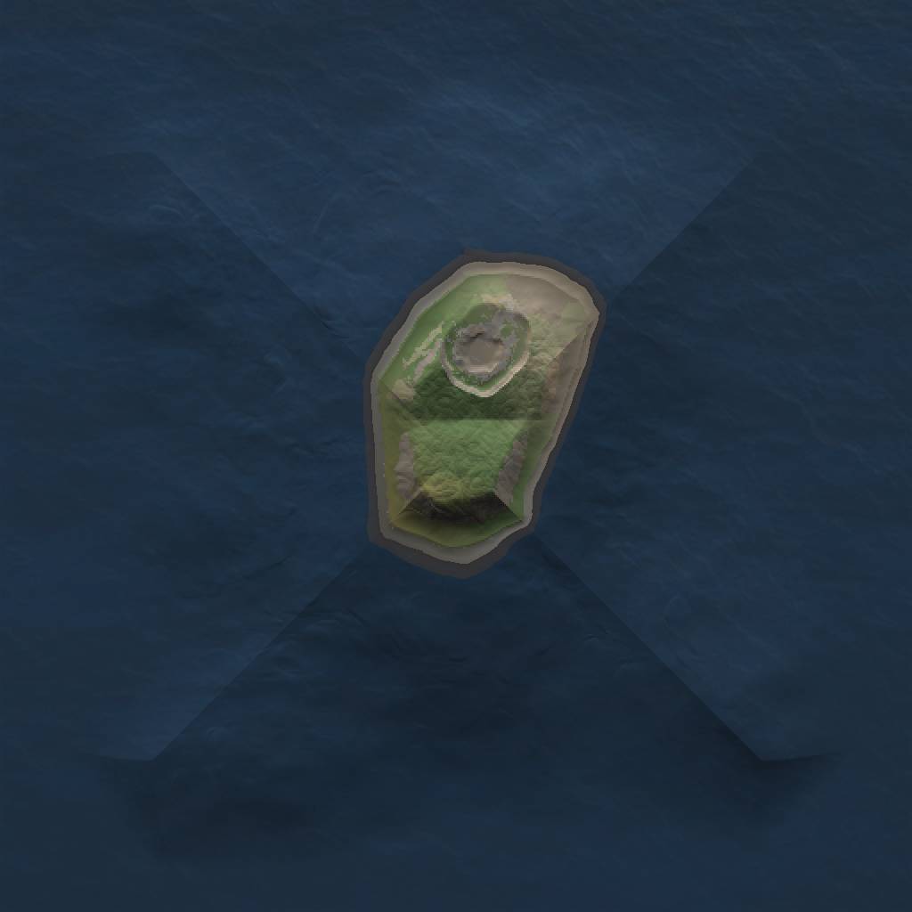 Rust Map: Barren, Size: 1000, Seed: 123456, 2 Monuments