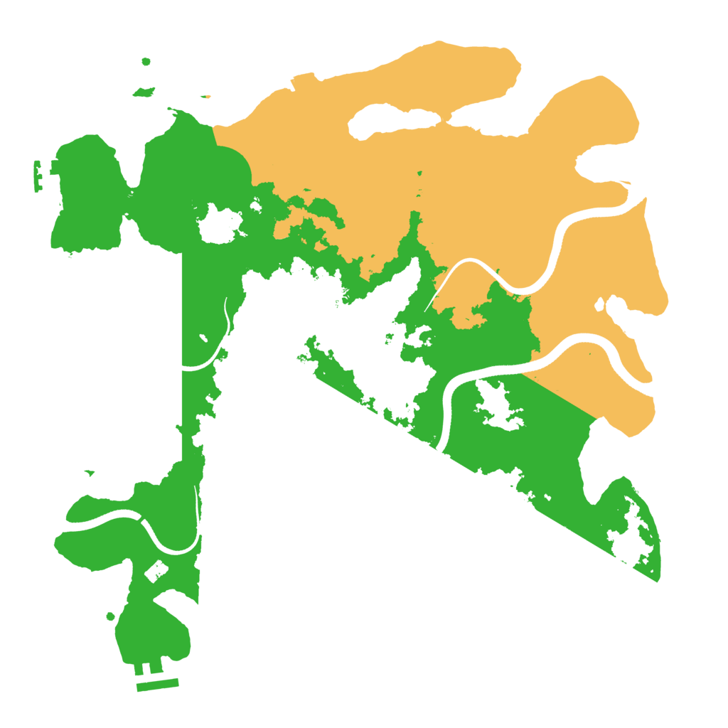 Biome Rust Map: Procedural Map, Size: 3500, Seed: 2103661120