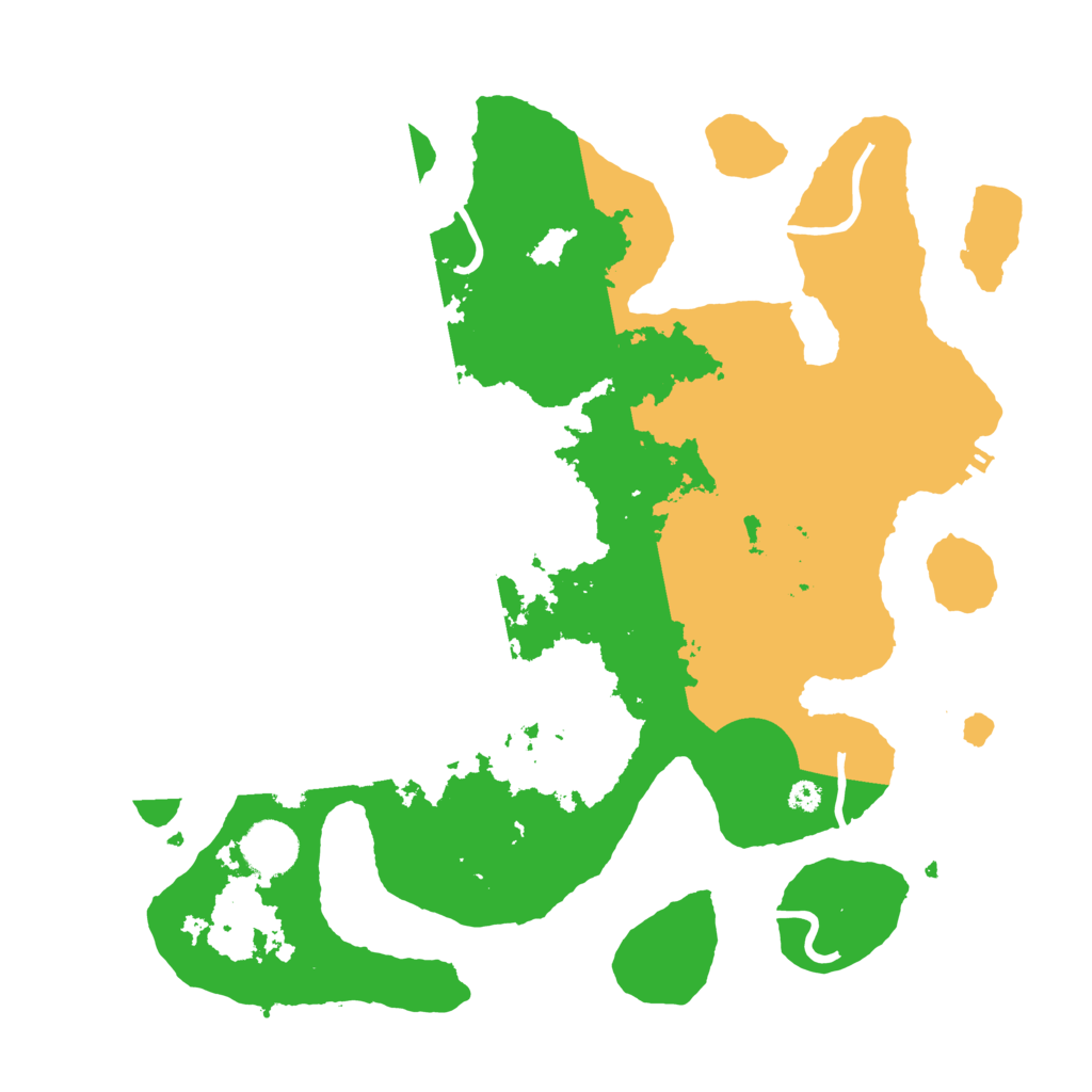 Biome Rust Map: Procedural Map, Size: 3500, Seed: 376543871