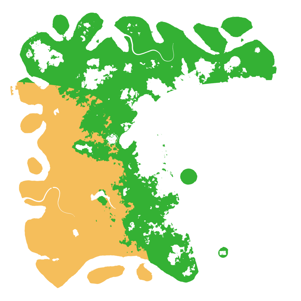 Biome Rust Map: Procedural Map, Size: 5000, Seed: 1000039461
