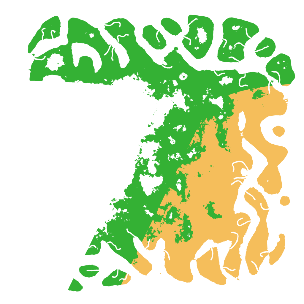 Biome Rust Map: Procedural Map, Size: 6000, Seed: 7554