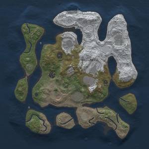 Thumbnail Rust Map: Procedural Map, Size: 3500, Seed: 99, 15 Monuments