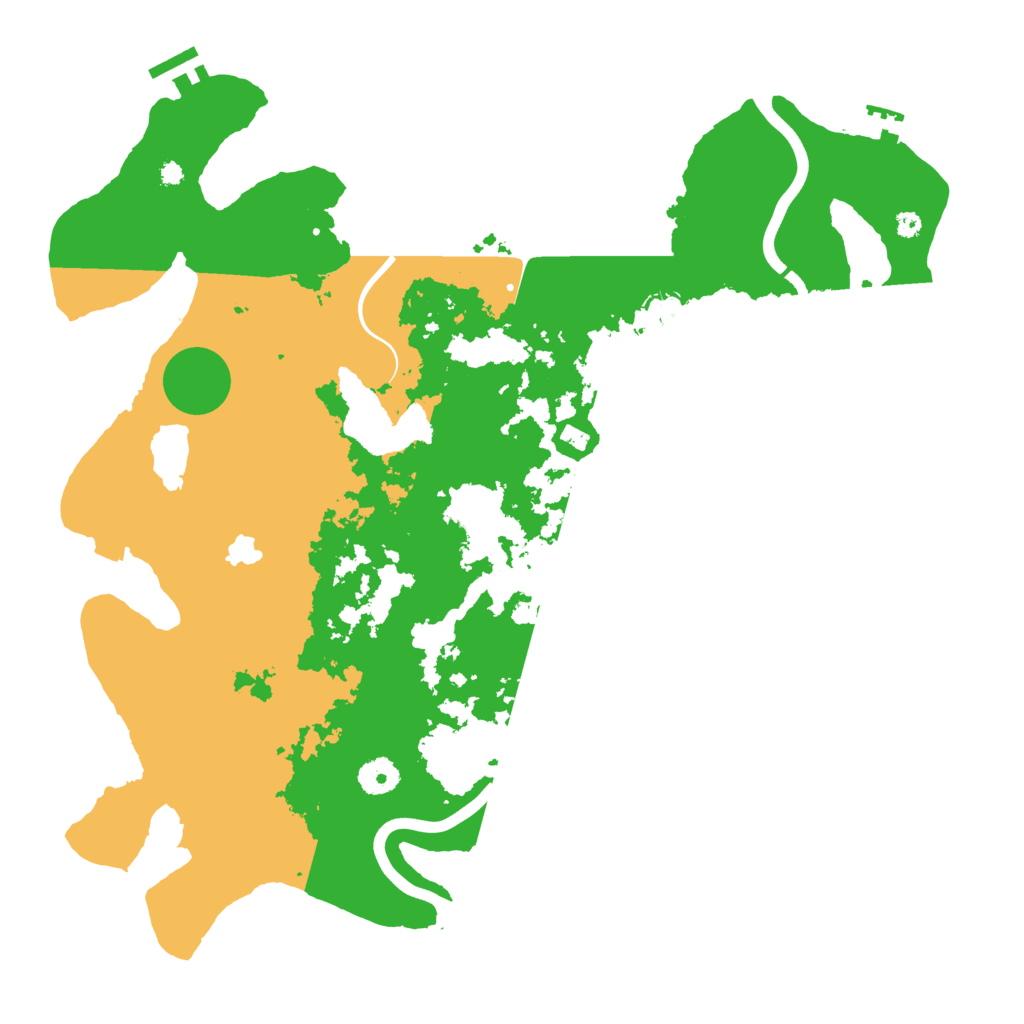 Biome Rust Map: Procedural Map, Size: 4000, Seed: 14