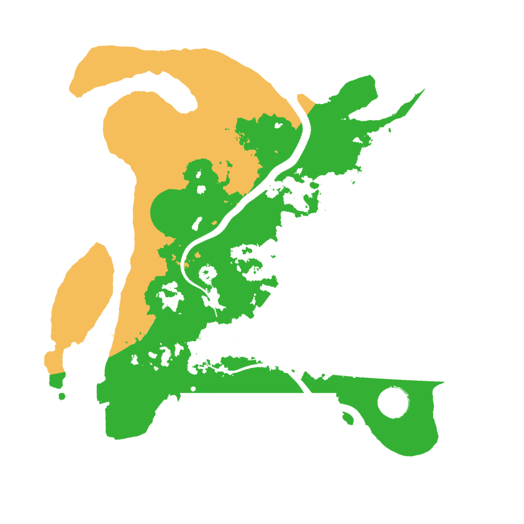 Biome Rust Map: Procedural Map, Size: 3000, Seed: 572041591