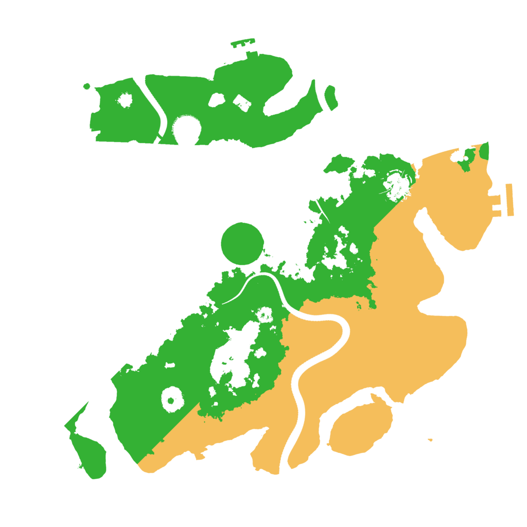 Biome Rust Map: Procedural Map, Size: 3300, Seed: 1248