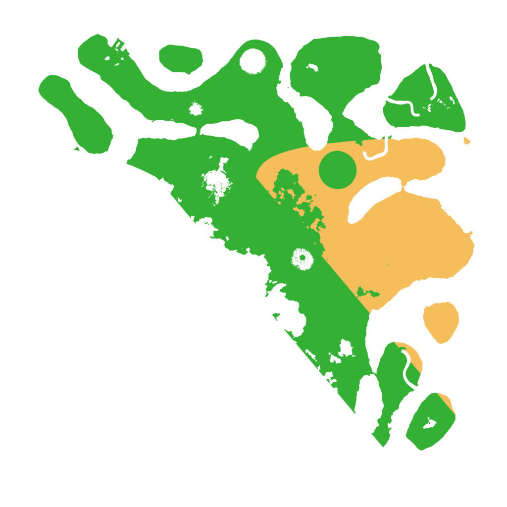 Biome Rust Map: Procedural Map, Size: 3550, Seed: 777818